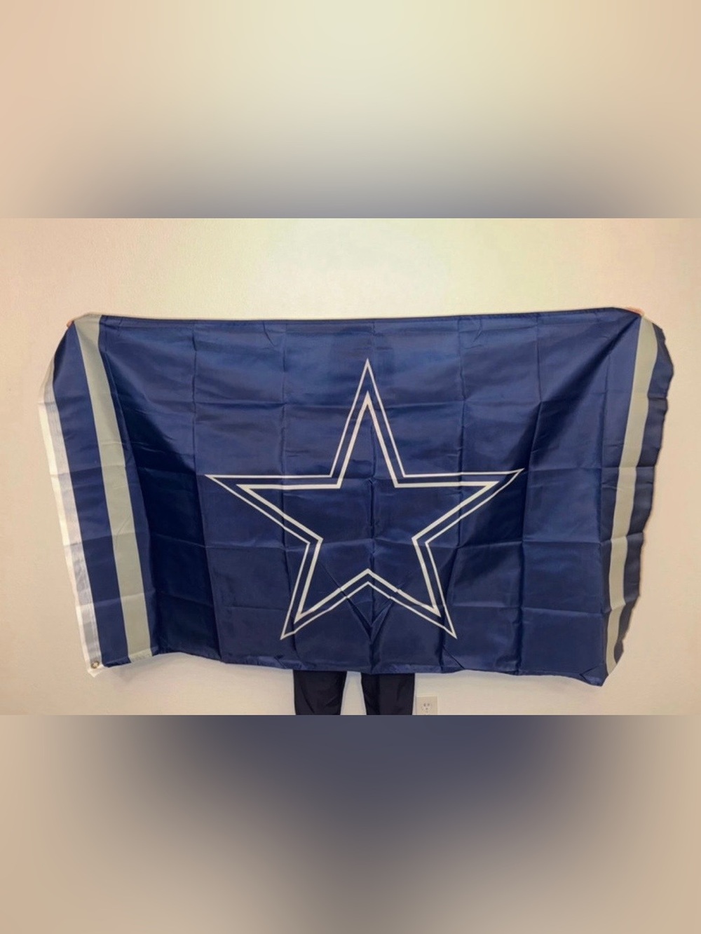 Dallas Cowboys 3x5 Ft Flag Navy Blue Star Grommets Football Banner